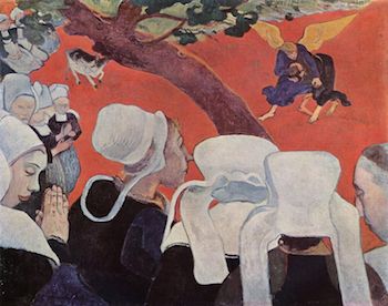 Paul Gauguin. Visión después del sermón. 1888