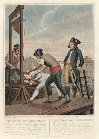 Cuando Robespierre fue ejecutado, el Reinado del Terror terminó
