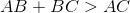 teorema de desigualdad triangular