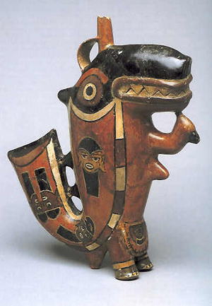 Ballena de cerámica de Nazca