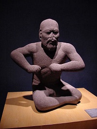 Arte olmeca - El luchador