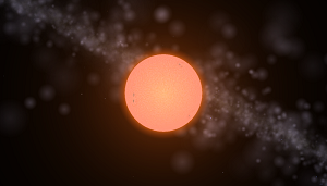 Una estrella gigante roja