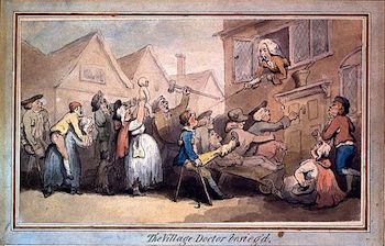 Título de dibujos animados de Rowlandson =