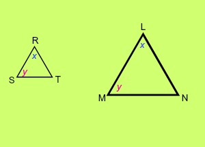 triángulos similares