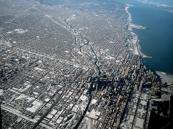Foto aérea de Chicago