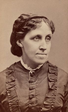 Fotografía de Louisa May Alcott, c.  1870.