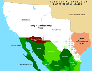 Mapa del Territorio Mexicano