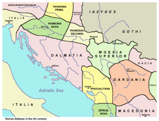 mapa de dalmacia