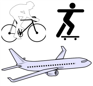 objetos en movimiento