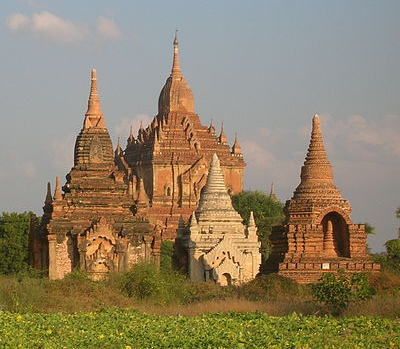 Fotografía de la arquitectura antigua de Myanmar