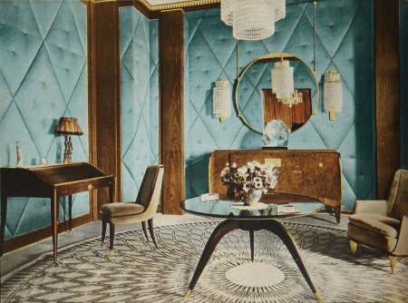 Una fotografía en color de muebles.