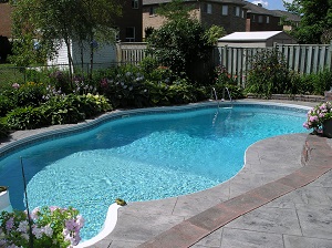 Piscina del patio trasero