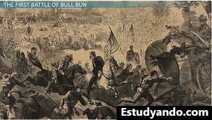 Imagen de la batalla de Bull Run