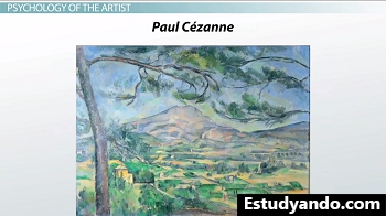 Cuadro de paisaje de Cezanne