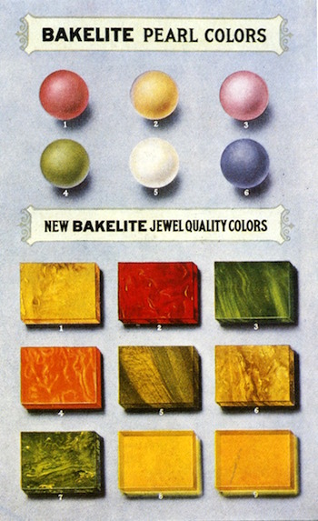 Hoja de muestra de color de baquelita