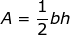 área de un triángulo