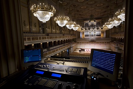 Sala de control de iluminación