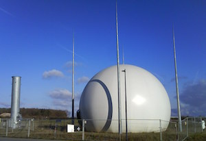 tanque de almacenamiento de biogás
