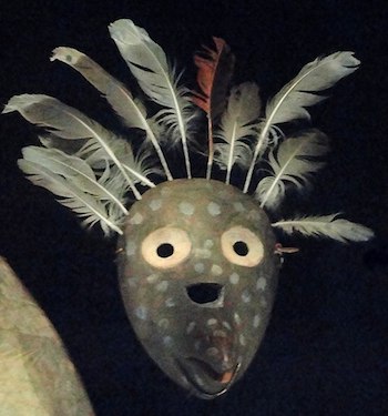 Máscara de pájaro Yupik