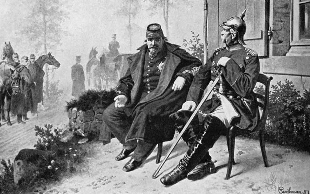 Napoloen III y Bismarck