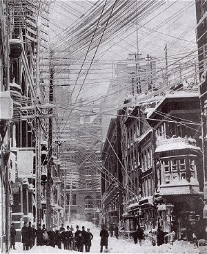cables aéreos