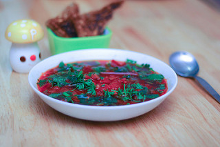sopa de remolacha