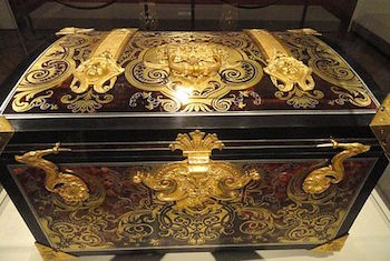 ejemplo de marquetería Boulle