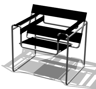 Breuer, silla Wassily (1925)