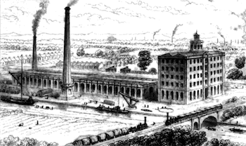 Fábrica durante la Revolución Industrial