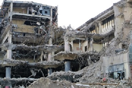 destrucción del terremoto