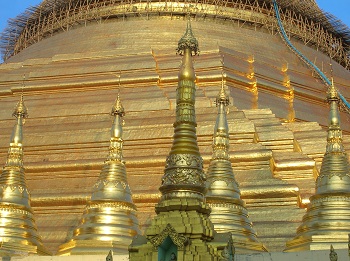 Terrazas de la Pagoda Shwedagon