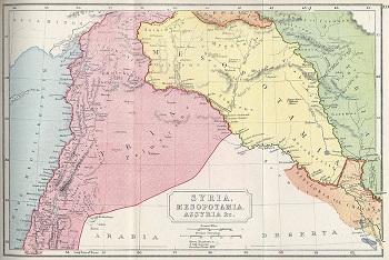 Mapa de Mesopotamia