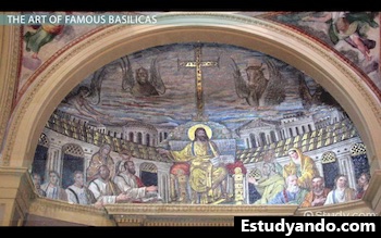 Mosaico en basílica de Santa Pudenziana