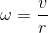 Velocidad angular