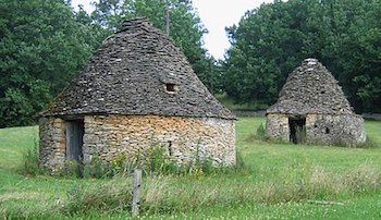 Chozas de piedra seca en Francia