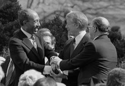 Firma del Tratado de Paz Egipto-Israel