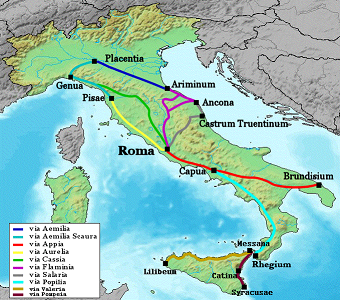 Mapa de Capua