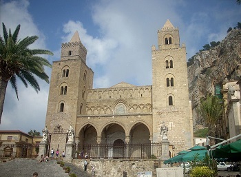Catedral de Cefalu en Cefalu, Sicilia