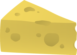 una cuña de queso es un prisma recto triangular