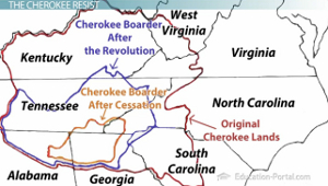 Mapa de Cherokee Lands