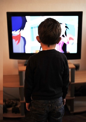 Influencia de los televisores en los niños
