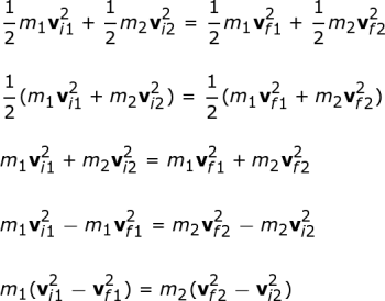 conservación de la energía cinética part1