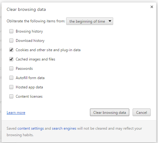 Google Chrome: eliminar el historial web