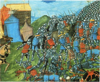 Derrota de los visigodos por los francos