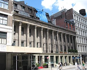 Columnata en la ciudad de Nueva York