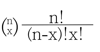 fórmula de combinación