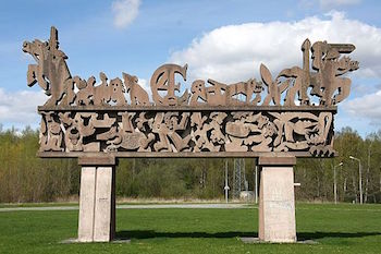 escultura de hormigón de Suecia