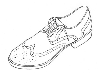 Contorno del zapato