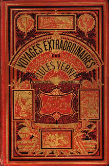 Portada de uno de los __ Viajes extraordinarios__
