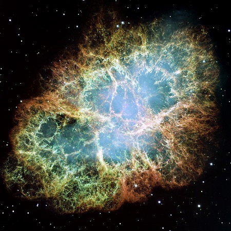 Nebulosa del Cangrejo como fuente de rayos gamma